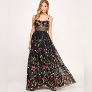 City Studio Embroidered Gown - size 15/16